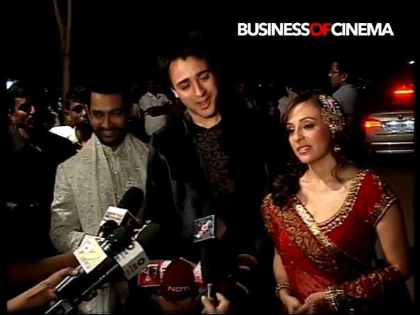 Imran Khan and Avantika Malik at their Mehndi Sangeet