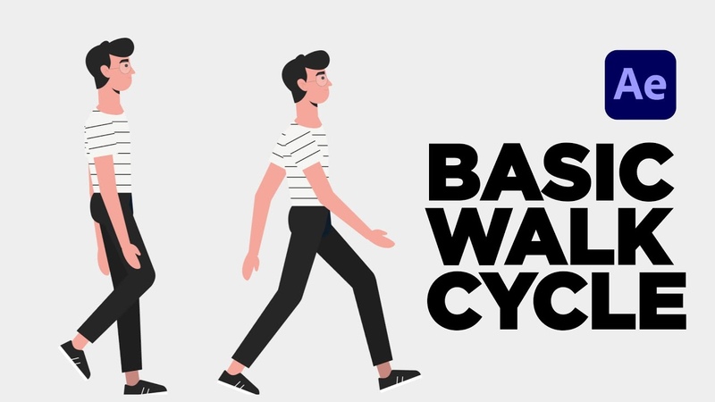 Easy 2 D Character Walk cycle Animation