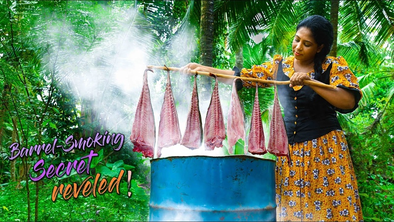 I tried my familys secret method of smoking fish using sliced Stingray it worked , Traditional