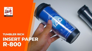 Souvenir Tumbler Rich Insert Paper Kode R800 review by