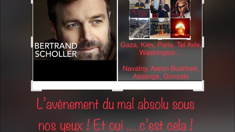 Bertrand SCHOLLER : Macron accélère l avènement du mal absolu et on laisse faire