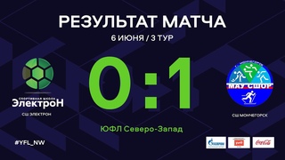 СШ «Электрон» – СШОР Мончегорск. 3 тур. Обзор