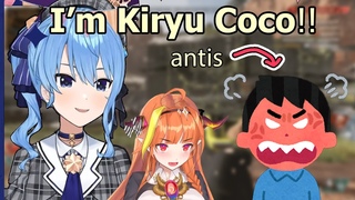 Suisei's tries to mimic Coco and suddenly got attacked by antis...