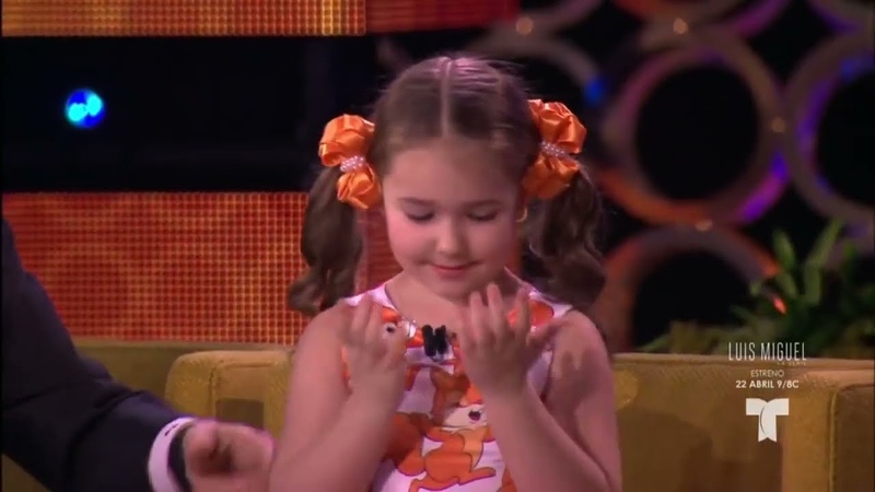 Niña rusa de 5 años pone en práctica su talento, Don Francisco Te Invita,