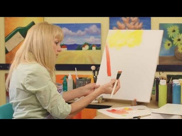 4 Brush Stroke Techniques, Acrylic